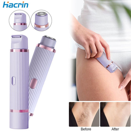 Double Head Electric Shaver – Waterproof & Rechargeable💧