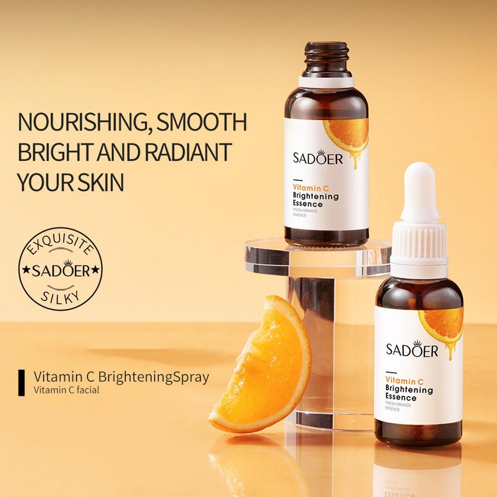🍋 Sadoer Vitamin C Brightening Essence – Original Glow & Radiance Booster ✨